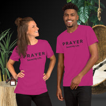 Cargar imagen en el visor de la galería, Prayer Saved My Life Unisex T-Shirt